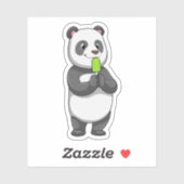 Panda with Popsicle Sticker (Vel)