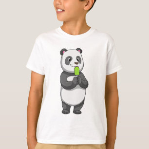 Panda with Popsicle T-shirt