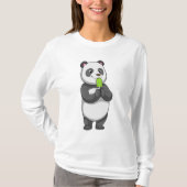 Panda with Popsicle T-shirt (Voorkant)