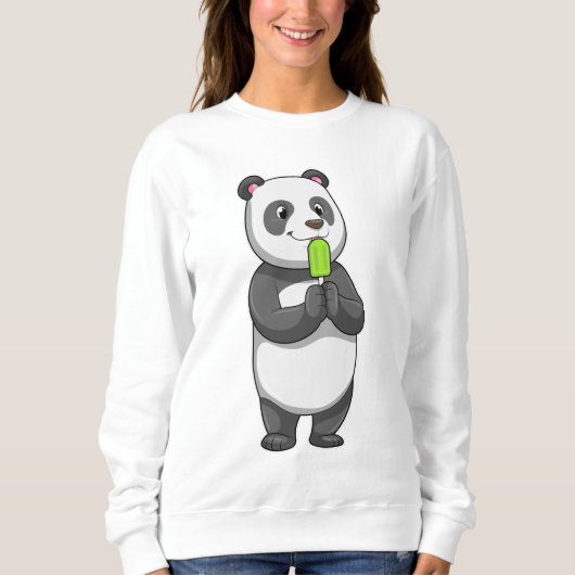 Panda with Popsicle Trui (Voorkant)