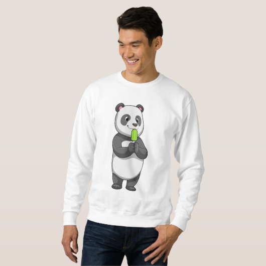 Panda with Popsicle Trui (Voorkant volledig)