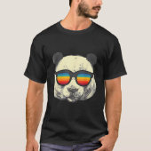 Panda With Sunglasses T-shirt (Voorkant)