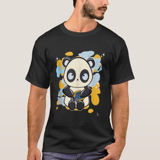 Panda With Toy T-shirt (Voorkant)
