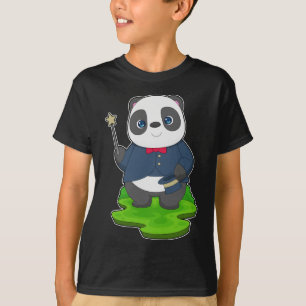 Panda Wizard toverstaf T-shirt