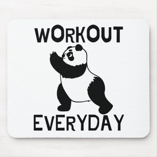 Panda Workout Gym Muismat (Voorkant)