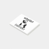 Panda Workout Gym Post-it® Notes (Schuin)
