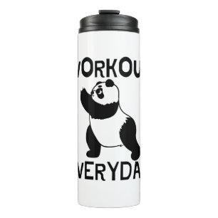 Panda Workout Gym Thermosbeker