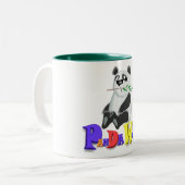 Panda World Tweekleurige Koffiemok (Voorkant links)