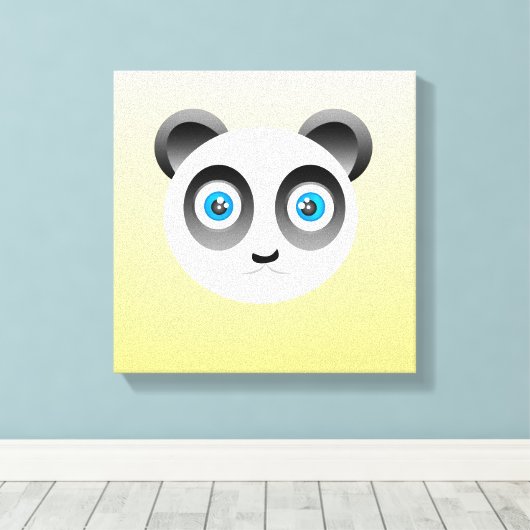Panda Wrapped Canvas Afdruk (Insitu (Houten vloer))