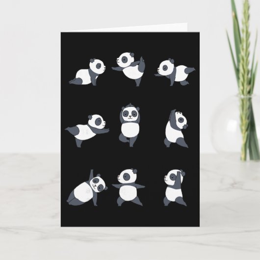 Panda Yoga _1 Kaart (Voorkant)
