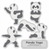 Panda Yoga Stickers (Voorkant)