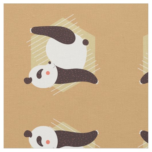 Panda Yoga Stof (Close Up)