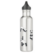 Panda Yoga Water Bottle Waterfles (Links)