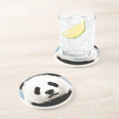 Panda Zandsteen Onderzetter (Zijkant)