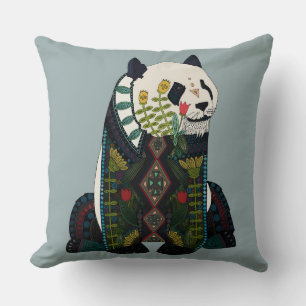 panda zilver kussen
