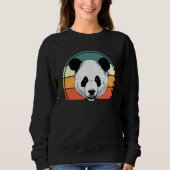 Panda  Zookeeper Zookeeping Retro Panda  1 Trui (Voorkant)