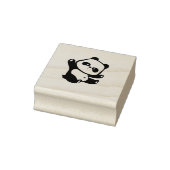 Panda zwaaiende poten rubberstempel (Stempel)