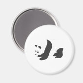 Panda (zwart) magneet (Voorkant / Achterkant)