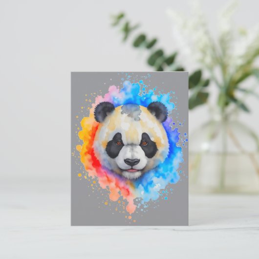 Pandabär Briefkaart (Staand voorkant)