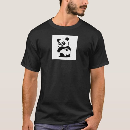 Pandabeer T-shirt (Voorkant)