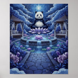 PandaBeerMeditatie Poster