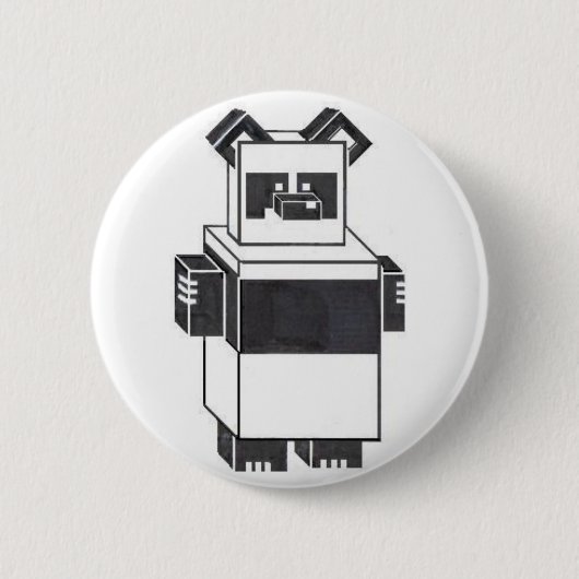 Pandabot Button 2,25 inch (Voorkant)