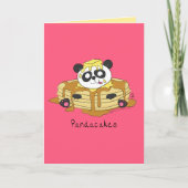 Pandacakes - Funny Panda Pannenkoek Pun Kaart (Voorkant)