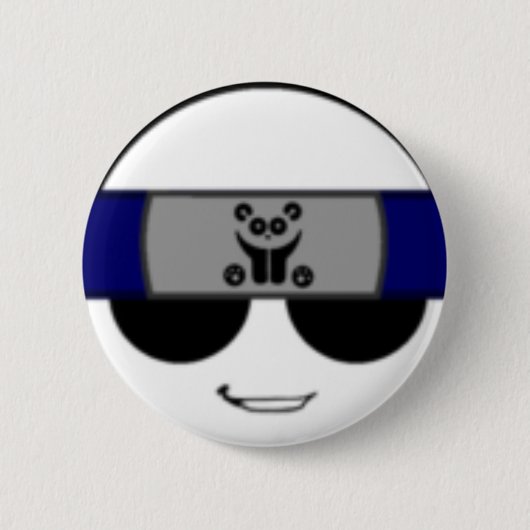 PandaChan Ronde Button 5,7 Cm (Voorkant)