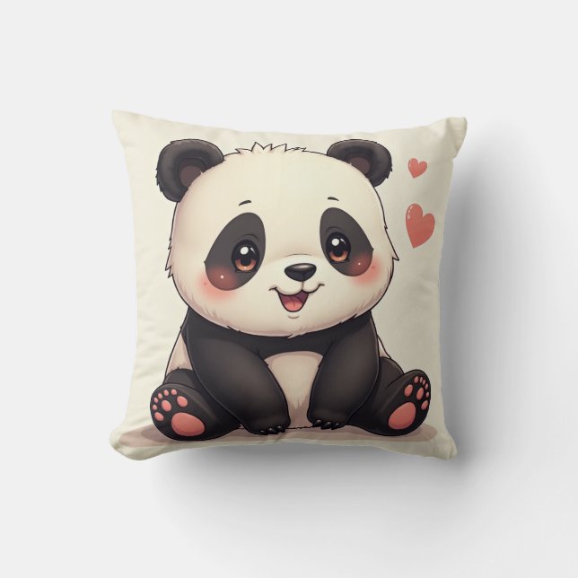 Pandacity Pillow Kussen (Voorkant)