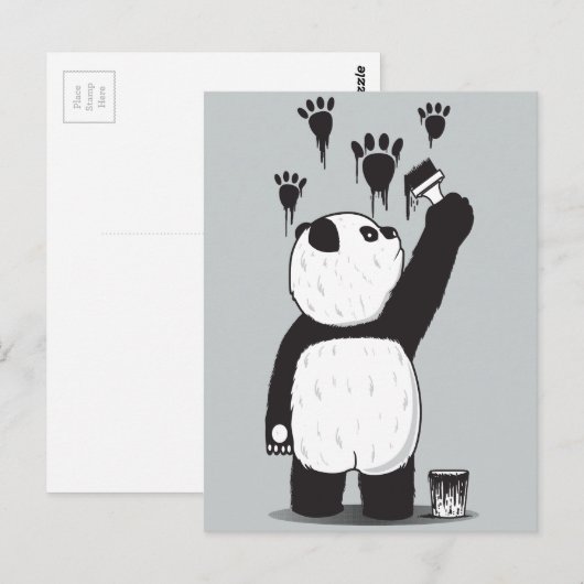 Pandalisme Briefkaart (Voorkant / Achterkant)