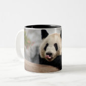 PandaM021 Tweekleurige Koffiemok (Voorkant links)