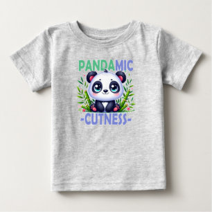 Pandamic Cuteness woordspeling. Schattigee baby Pa