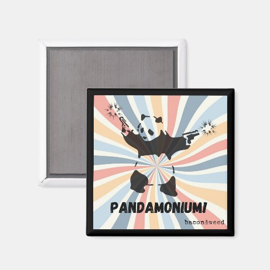 Pandamonium. - MB001 Magneet (Voorkant / Achterkant)