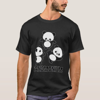 Pandamonium Panda Beer Pun T-shirt