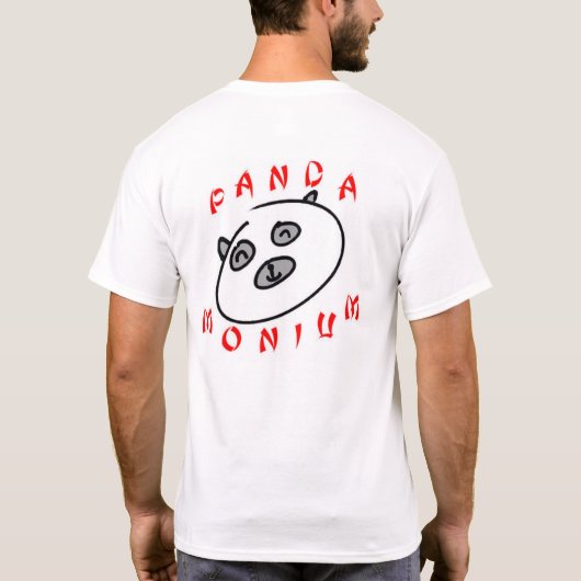 Pandamonium T-shirt (Achterkant)