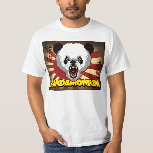Pandamonium T-shirt (Voorkant)