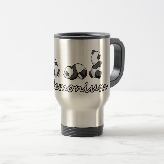 Pandamonium Thermic Mug Reisbeker (Voorkant rechts)
