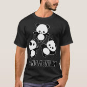 Pandamonium TShirt Funny Panda Beer Pun T-shirt (Voorkant)