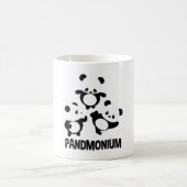 Pandamonium TShirt Funny Panda Beer Pun T-shirt Koffiemok (Center)