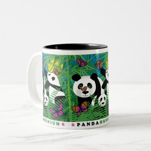 PANDAMONIUMMOK TWEEKLEURIGE KOFFIEMOK (Voorkant links)