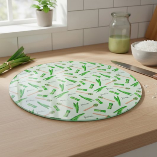 Pandan Leaf Pattern Cutting Board  Snijplank