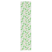 Pandan Leaf Pattern Table Runner Korte Tafelloper (Voorkant)