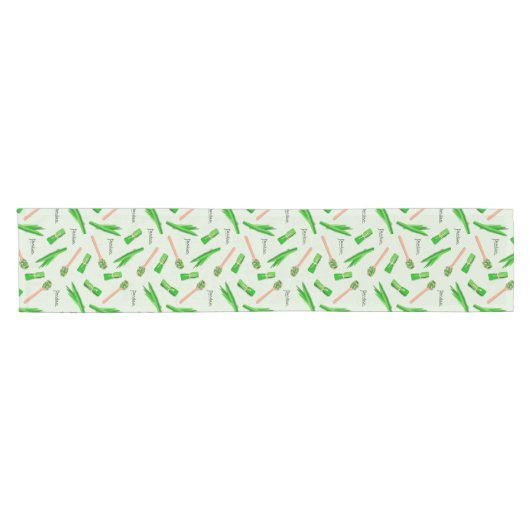 Pandan Leaf Pattern Table Runner Korte Tafelloper (Horizontaal)