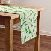 Pandan Leaf Pattern Table Runner Korte Tafelloper (Voorbeeld)