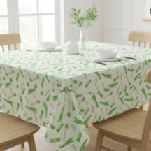 Pandan Leaf Pattern Tablecloth | Tropical Kitchen 