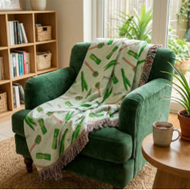 Pandanbladpatroon Fleece Deken