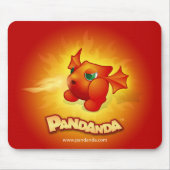 Pandanda Fiery Dragon Mousepad Muismat (Voorkant)