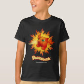 Pandanda Fiery Red Dragon T-shirt (Voorkant)