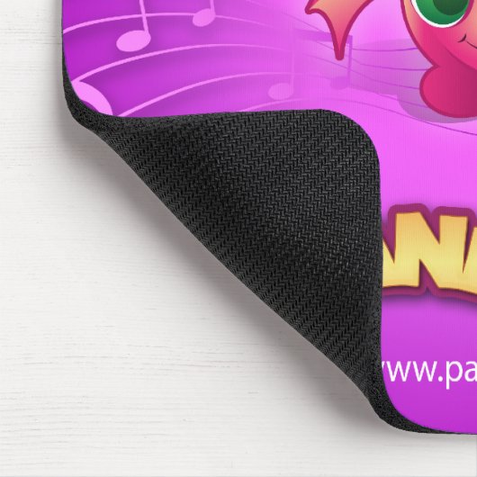 Pandanda Pink Dragon Mousepad Muismat (Hoek)