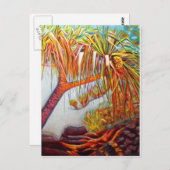 Pandanus Parasol Briefkaart (Voorkant / Achterkant)